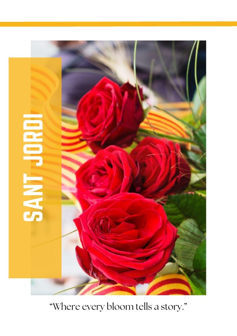 Sant Jordi tinted rose collection