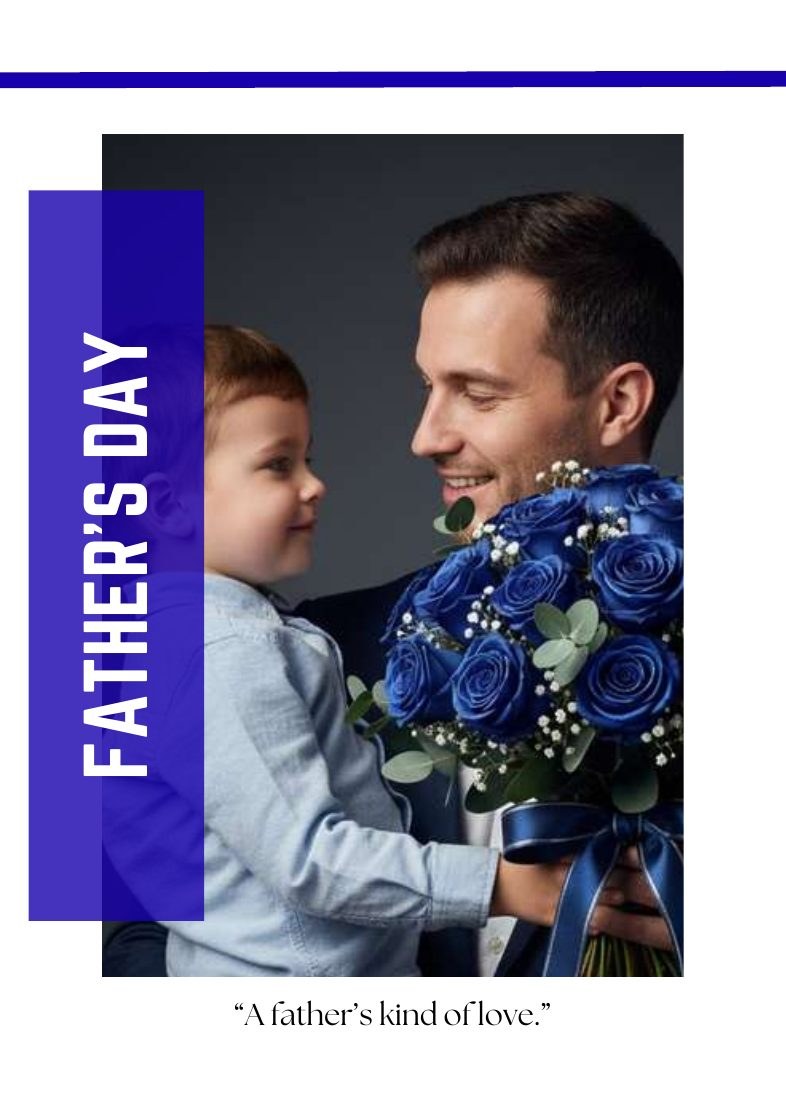 Father's Day tinted rose collection
